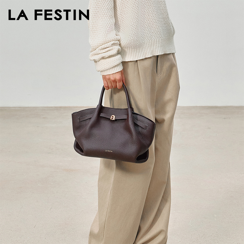 LA FESTIN Original Brands Bags Large Handbag Women's Leather Bag 2025 Trend Tote Bag Designer Luxury Shoulder Bag