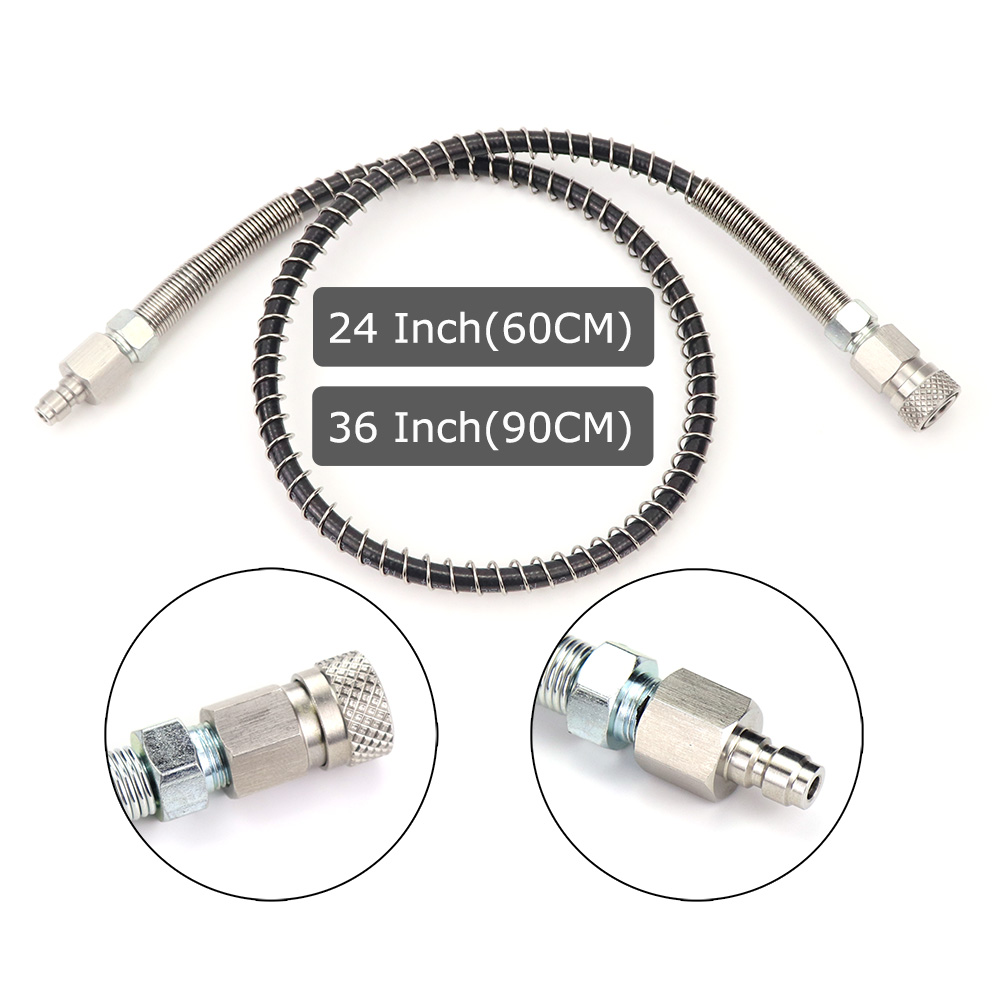 Nouveau 4500PSI AIR CO2 charge à distance remplissage fouet tuyau Extension avec 8MM déconnexion rapide
