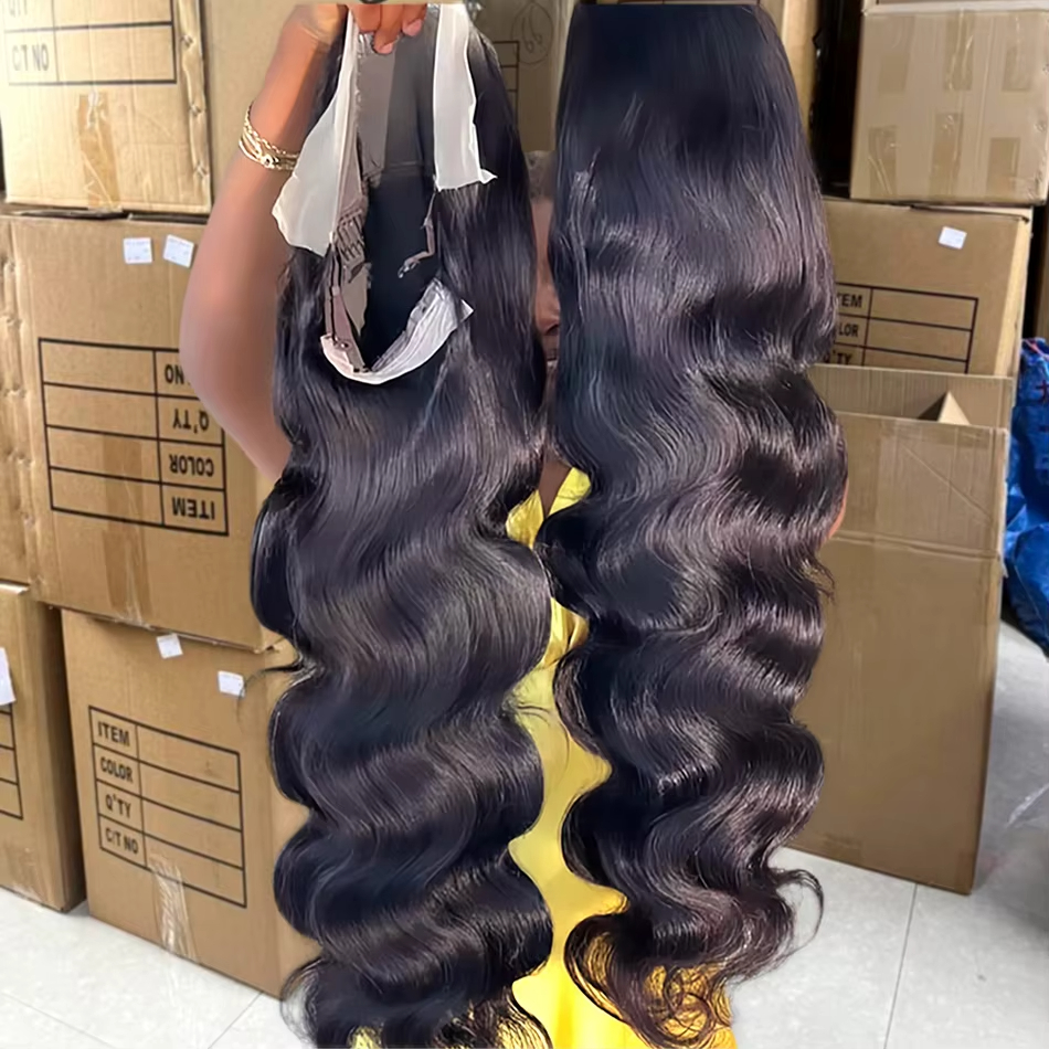 30 40 pollici 13x6 onda profonda hd capelli umani parrucca frontale in pizzo 13x4 onda del corpo parrucche dei capelli umani per le donne nere spedizione gratuita parrucche ricci