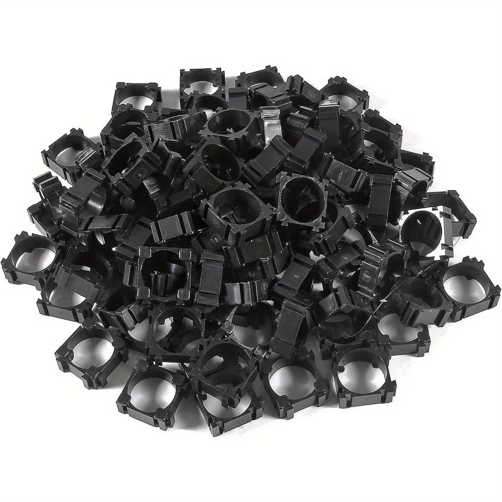 100 Stücke 18650 Lithium-Batterie Halter Kunststoff Batterie Pack Halterung Zylindrische Zelle Batterie Ständer Zelle Spacer für DIY Feste Batte
