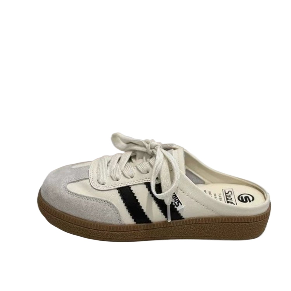 Zomer Dames Muiltjes Schoenen Sport Ronde Neus Platte Damesschoenen Sneakers Klompen Platform Slip-on Mode Comfortabele Halve Slippers