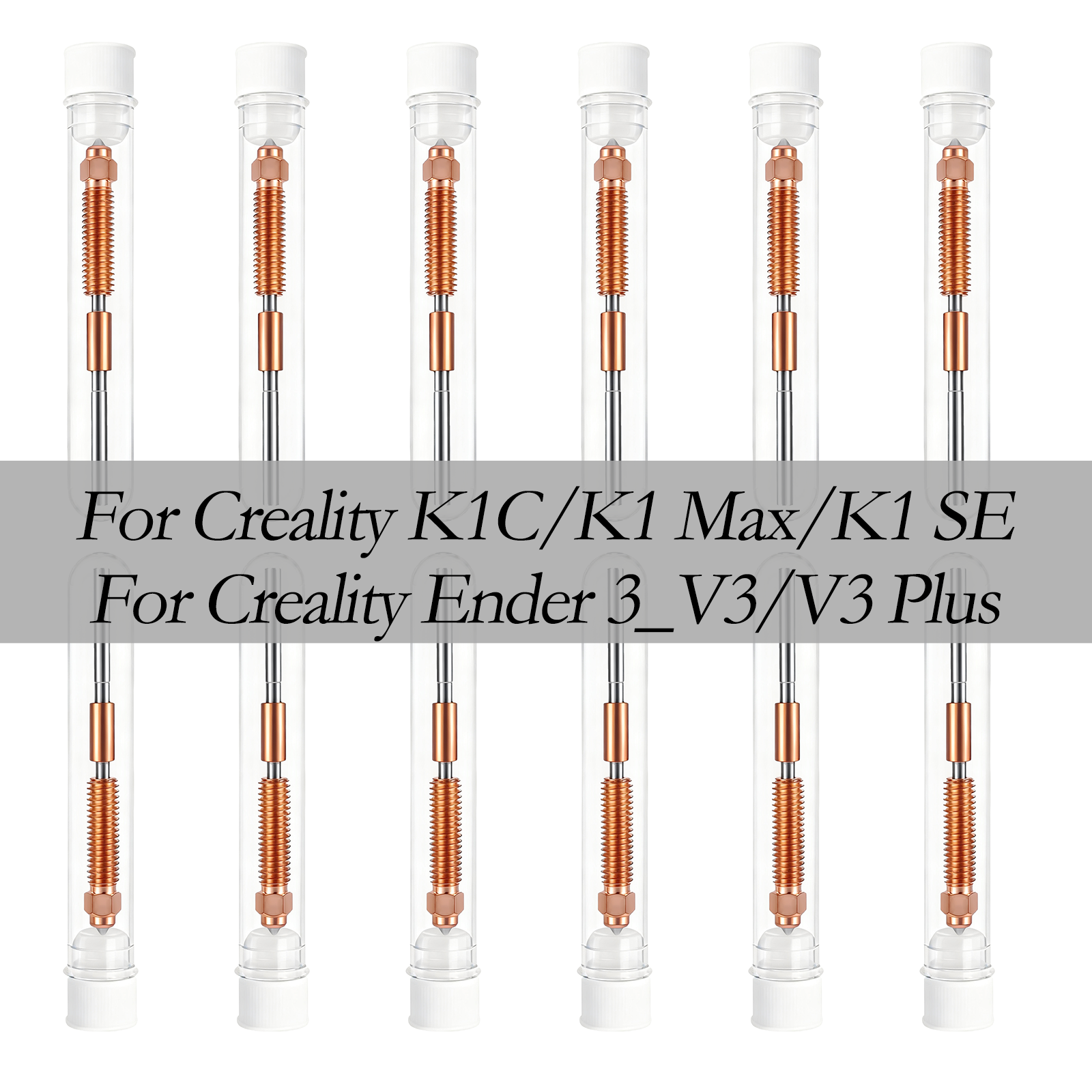 Kit de boquillas de acero Hardend serie Creality K1, Hotend totalmente metálico de titanio de 0,4mm para impresión de alta velocidad K1/K1C/K1 Max para Ender