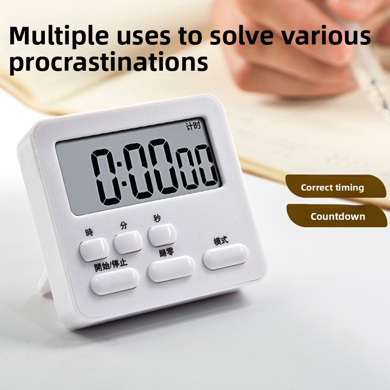 Kookwekker Alarm Countdown Studietijd Manager Visuele timer Herinnering Klok Stopwatch Tracker Keeper-apparaat