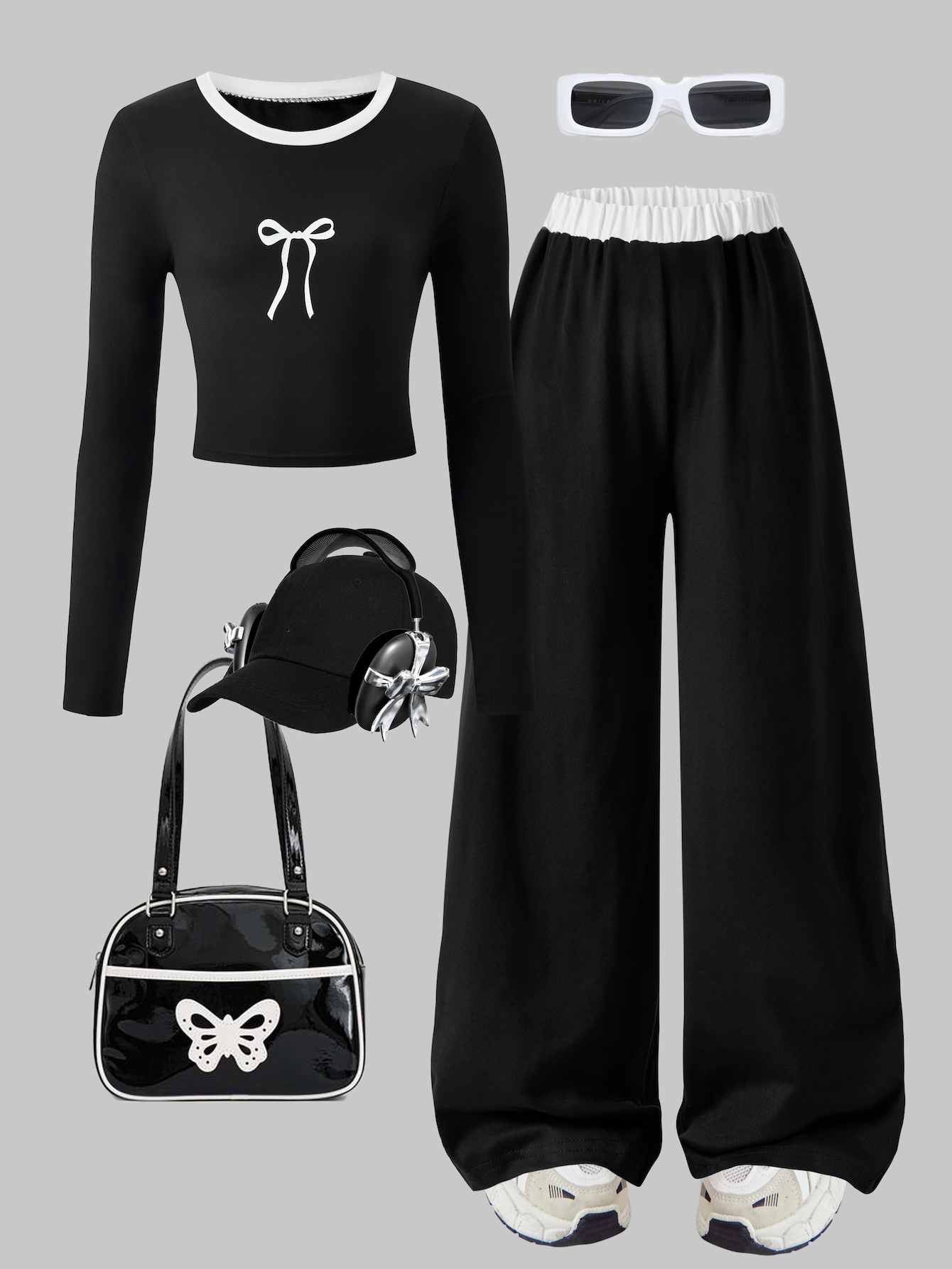 Traje pantalón de manga larga para niña para primavera y otoño; Pantalón infantil de pierna recta para niñas de mediana edad y mayores