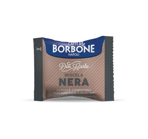 Cápsulas de Café Borbone Don Carlo Mezcla Negra 1000 Piezas Compatibles con Mio Lavazza