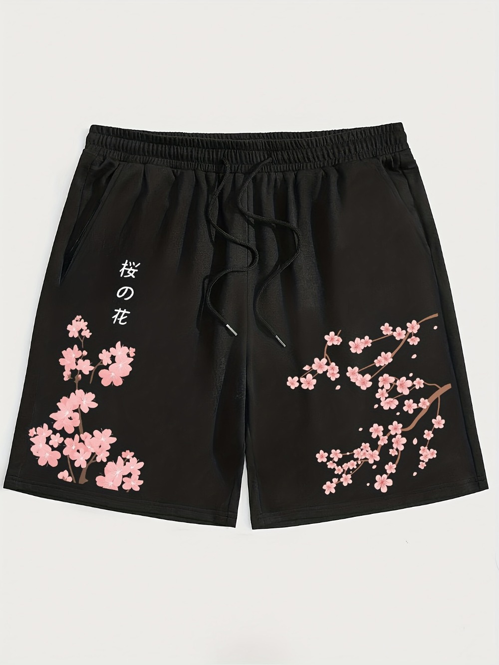 Harajuku Mode Kersenbloesems 3D Print Breatha Quickdry Mannen Korte Broek Straat Casual Y2K Vakantie Strand Ouder-kind Shorts