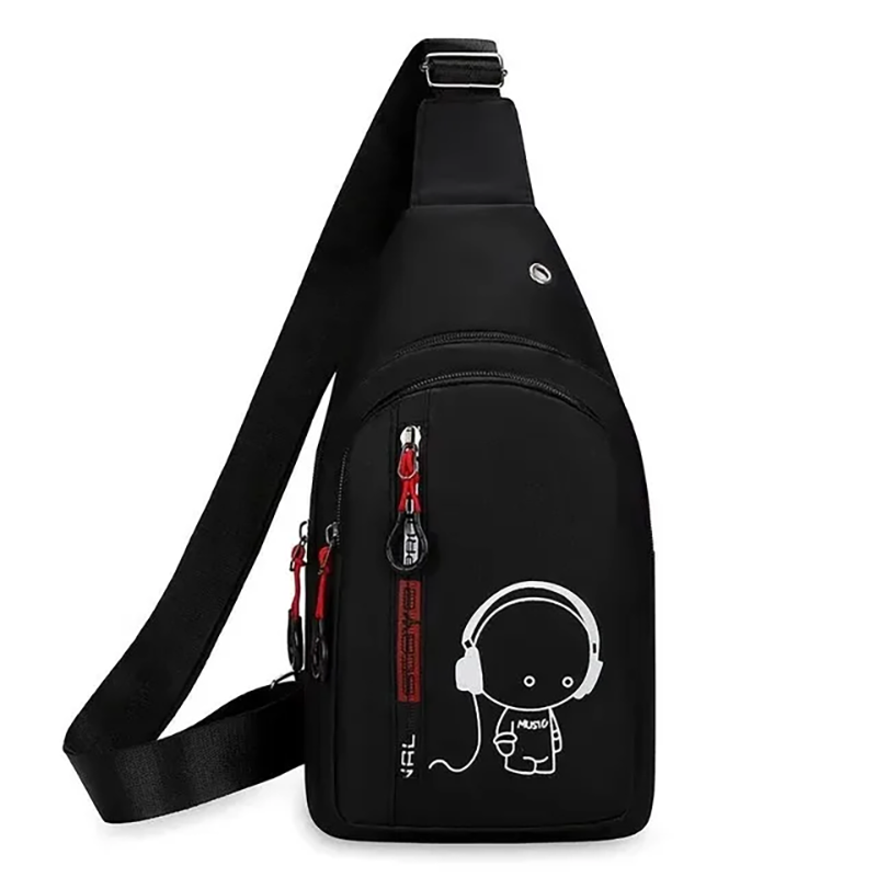 Op voorraad 2026 Herenborsttas Nieuwe casual mode schoudertas Mannelijke hand crossbody Koreaanse fietsrugzak Snelle levering