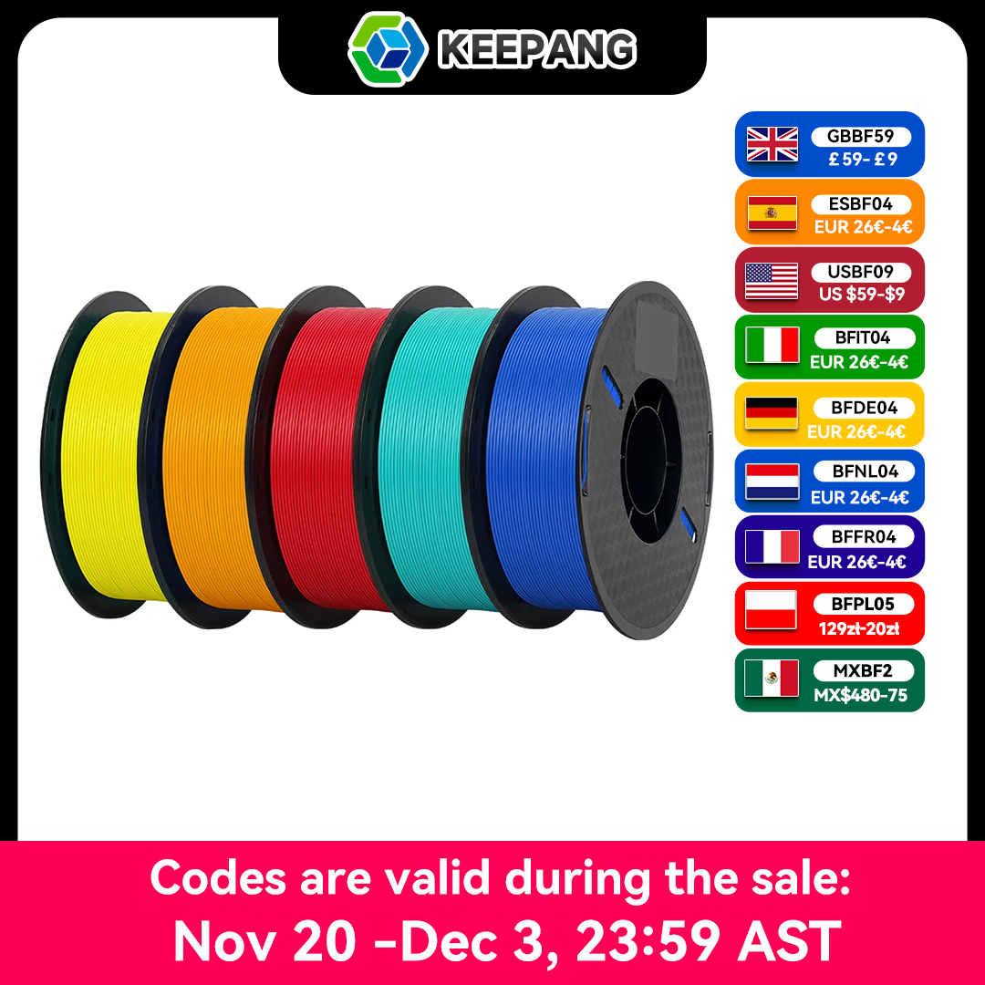 Filament PLA de couleurs mélangées, 5KG, 1kg, 1.75mm, pour imprimante 3D, matériau PETG pour impression 3D, filamento pla