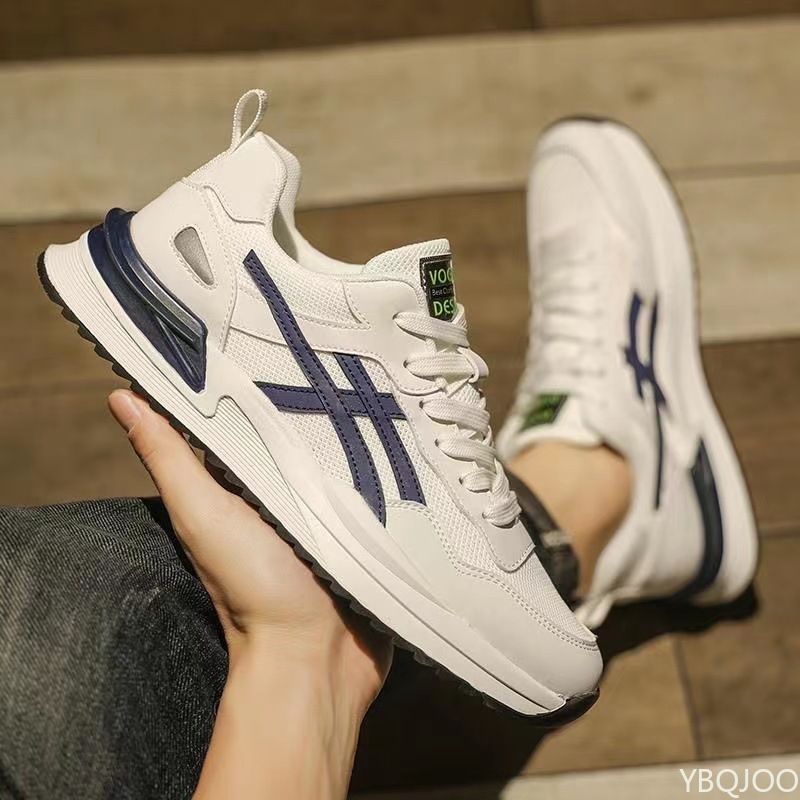 2026 tamanho grande outono moda novo item respirável casual confortável sapatos masculinos versátil leve sapatos esportivos planos masculinos