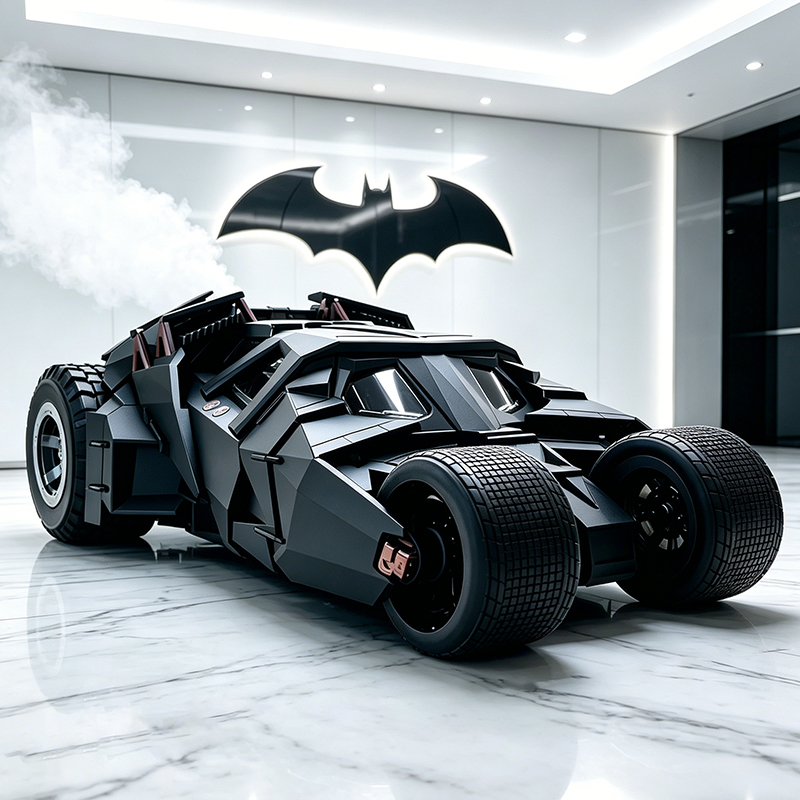 1:24 Batmobil Tumbler Bat Model Samochodu Ze Stopu Metalu Zabawka Odlewana Ciśnieniowo Metalowy Dźwięk i Światło Zabawki Samochodowe Dla Dzieci Pojazd