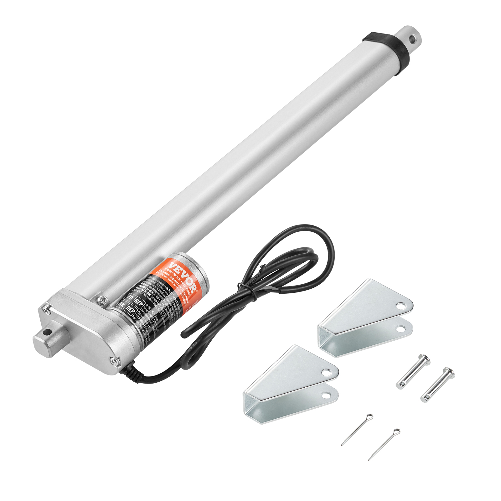 SucceBuy 1500N 12V Atuador Linear Controlador de Motor Linear Elétrico com Suporte de Montagem Para Automação Doméstica Sofá Reclinável Elevador