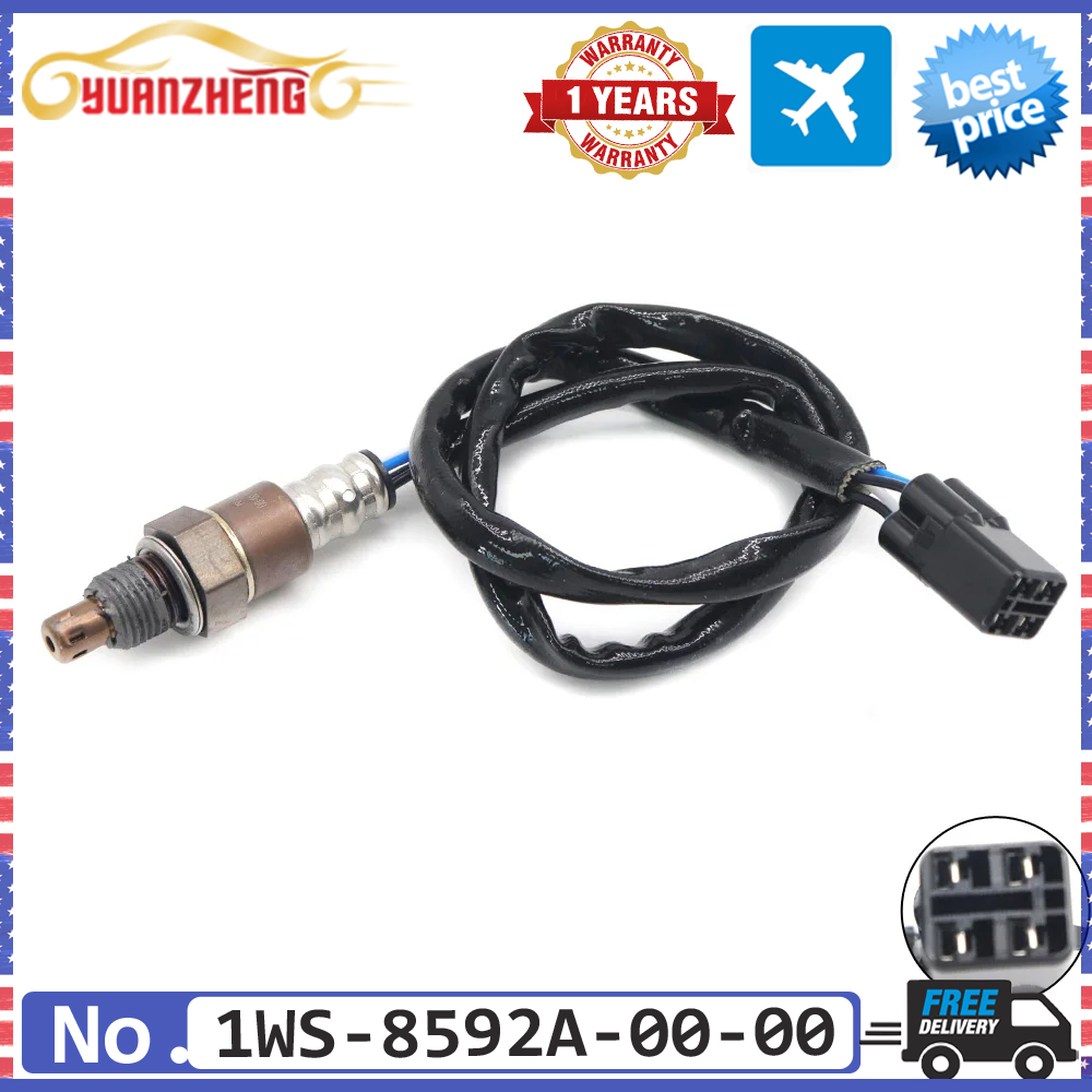 Nuevo Sensor de oxígeno Lambda O2 de relación aire-combustible de coche 1WS-8592A-00-00 para Yamaha YZF R1 M RN32 MT07 2CR 2KS 1XB 1WS8592A0000