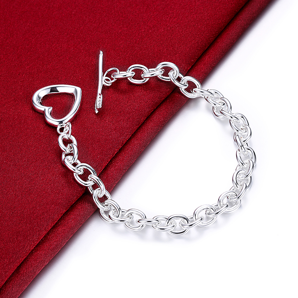 Damen-Armband aus 925er-Sterlingsilber, Herz-Pfeil, Liebe, Hochzeit, Luxus-Designer-Schmuck, Weihnachtsgeschenke, kostenloser Versand, Schmuck