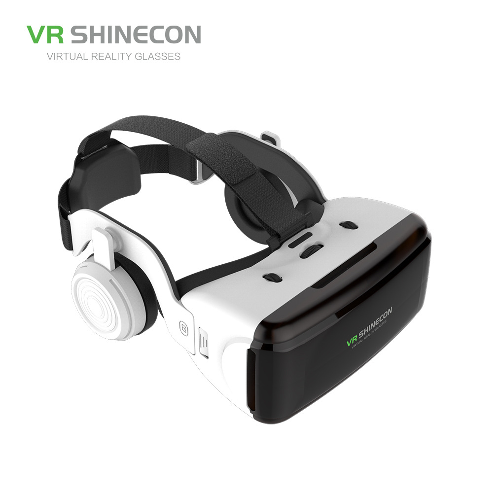 VR Shinecon 3D очки виртуальной реальности Casque очки гарнитура для сотового телефона мобильные смартфоны бинокль видеоигры провод линзы