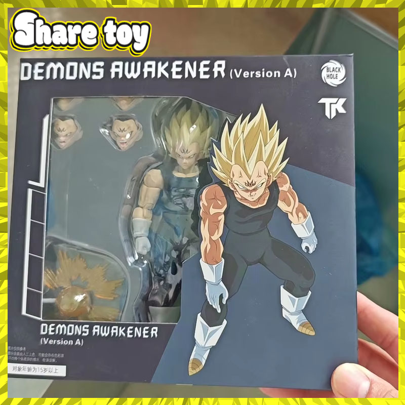 Black Hole & TK Super Saiyan SSJ Majin Vegeta Full Power zwarte Battle Damage Anime Actionfiguren Modellen Cadeaus Speelgoed