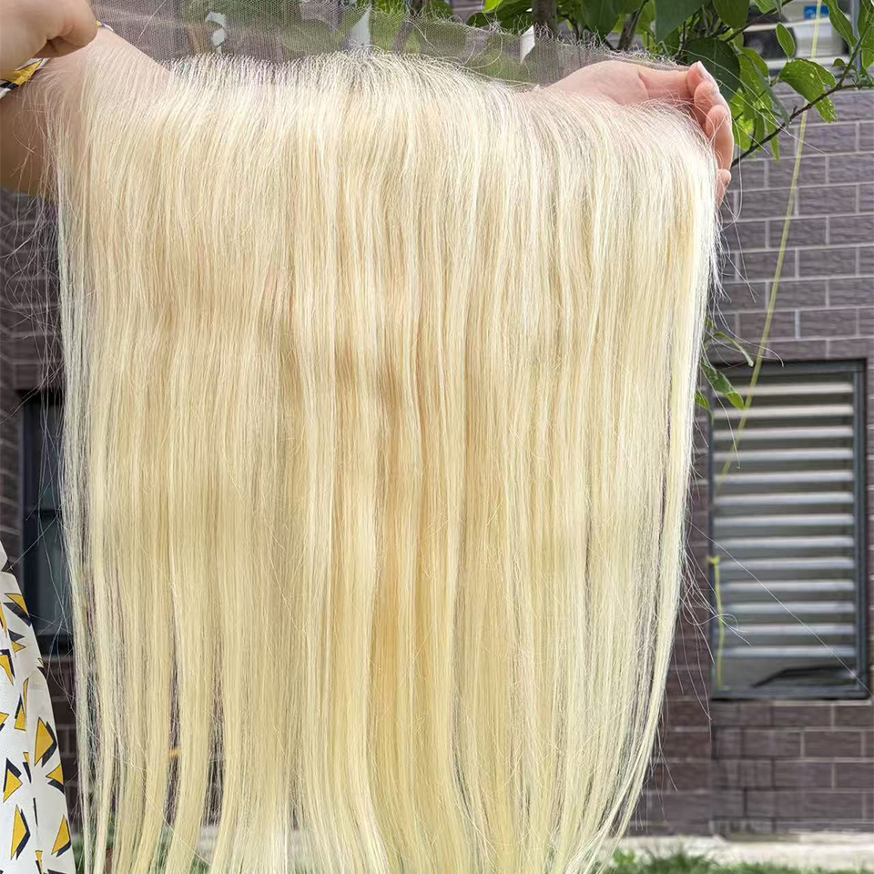 Upermall # 613 Blonde Echt HD 13x6 13x4 Kant Frontal Straight Pre Plucked Zwitserse Kant 100% Remy Menselijk Haar In De Aanbieding Kan Gekleurd Worden