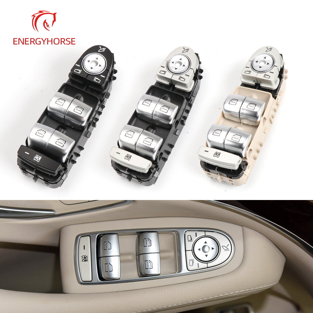 Substituição do interruptor da janela mestre da porta da frente do carro, Mercedes Benz W222 S Classe S300 S320 S400 S500 2014-2019
