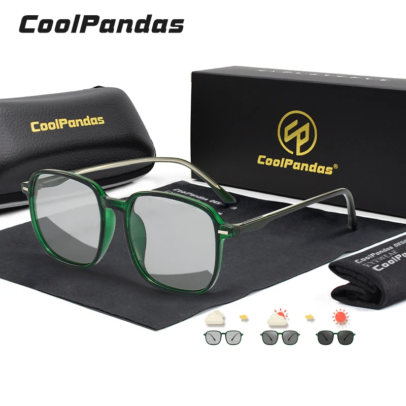 New Trend Oversized Sunglasses Polarized Woman Photochromic Sunglasses Man Fashion Chameleon Ocean Lens Unisex Oculos De Sol