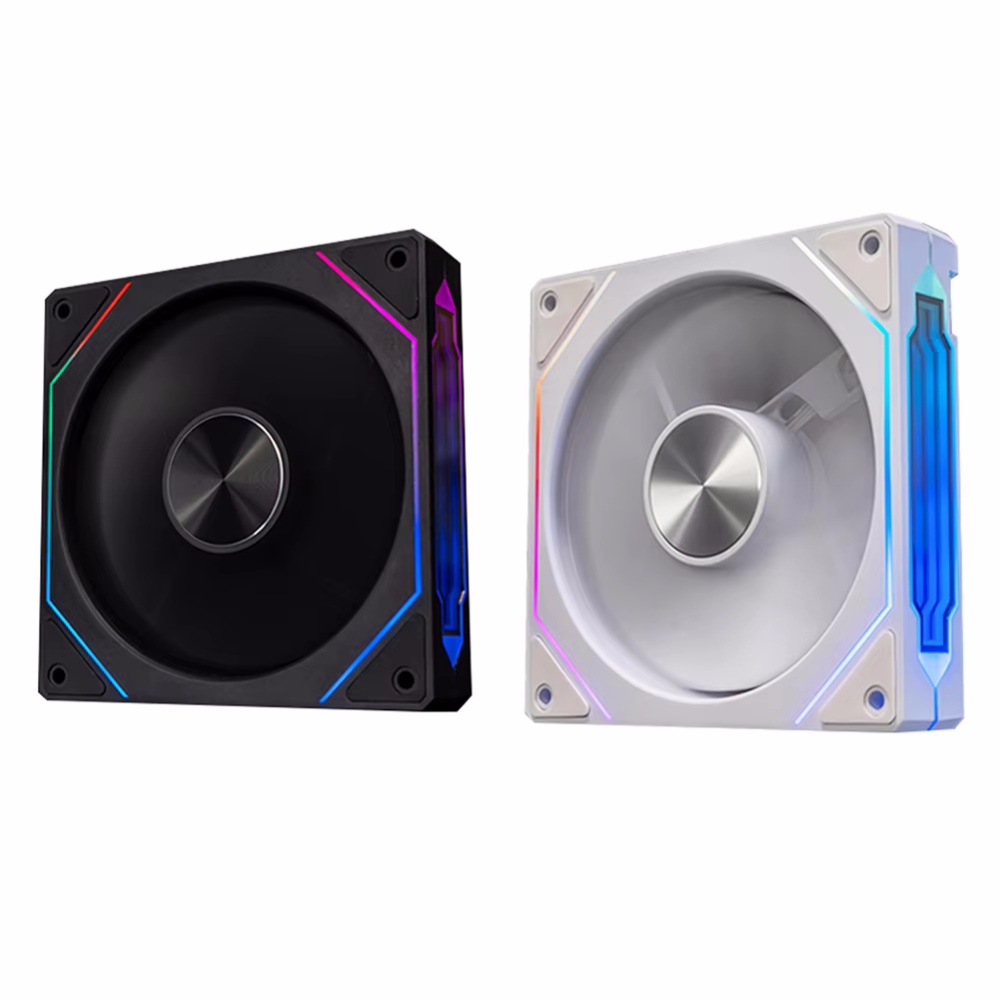 PRISM 4 PRS ARGB Wentylator CPU 4PIN PWM Cichy wentylator obudowy 120mm Infinite Mirror 5V 3PIN Płyta główna Light Sync Case Cooler Fan