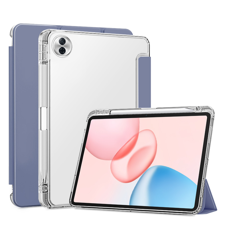 Para Honor Pad 10 12,1 pulgadas 2025 funda con portalápices PU funda trasera suave de cuero con soporte para Coque Honor Pad 10 funda para tableta