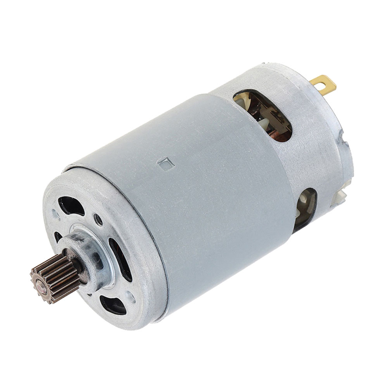 มอเตอร์ RS550 21V มีแปรงมอเตอร์14ซี่เหมาะสำหรับเลื่อยตัดไม้ขนาดเล็กไร้สาย4/6นิ้วอุปกรณ์เครื่องมือเลื่อยยนต์