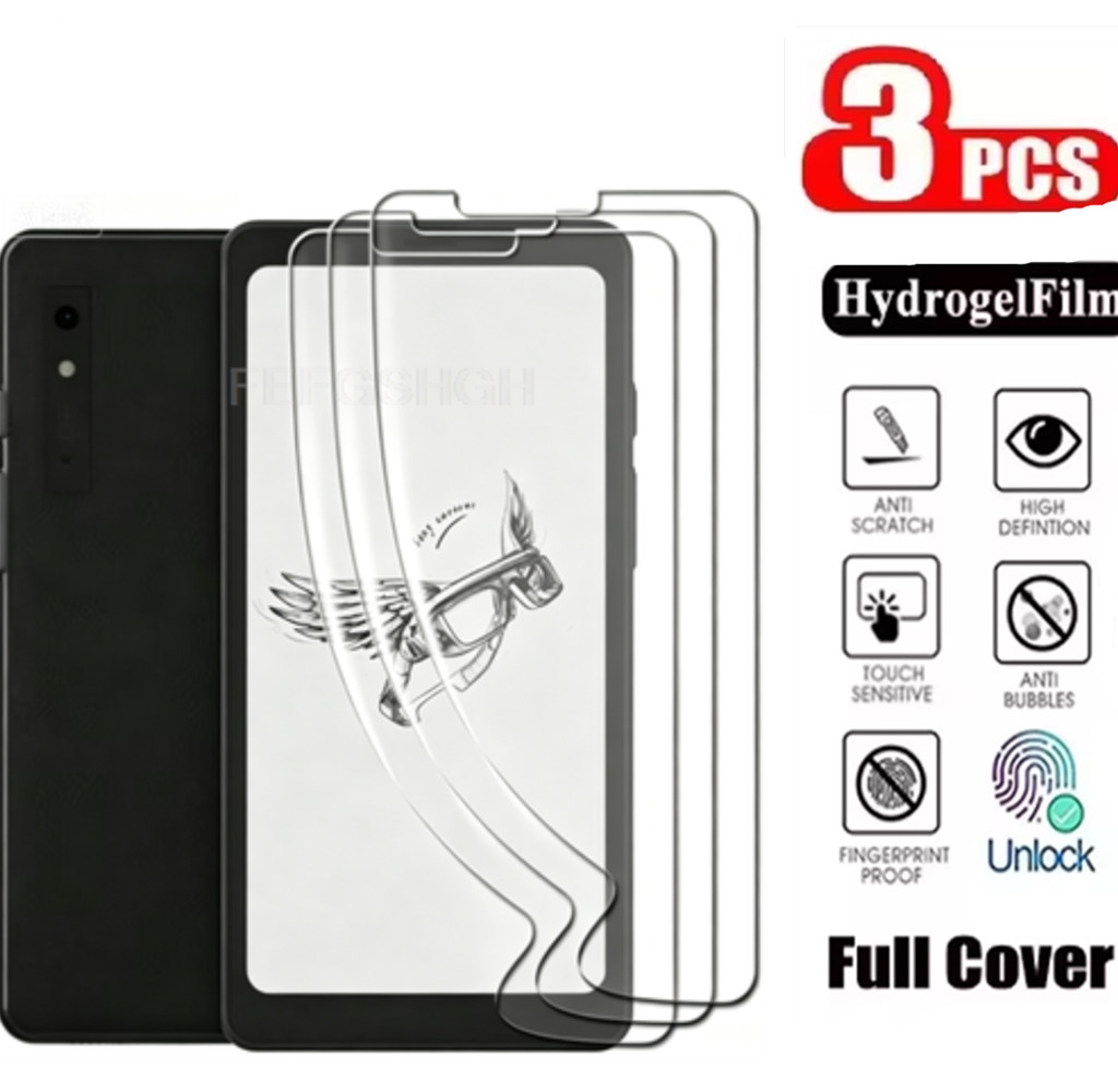 3PCS HD Full Hydraulic Hydrogel Film para Onyx Boox Palma 2 P6 Kant 2 Palma2 Pro Capa Protetora de Tela