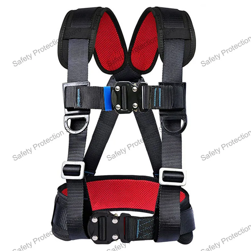 High-altitude Work Safety Belt Half Body Safety Harness Outdoor Climbing Training Harness Electrician Construction Equipment