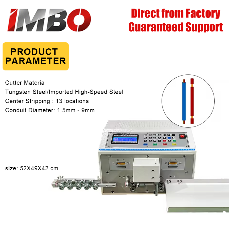 Computer Automatische Draadstrippenmachine voor PVC Siliconen Teflon Gevlochten Hoge Temperatuur Afgeschermde Draad 0.1-4mm² Snijdt 0.01-99999mm