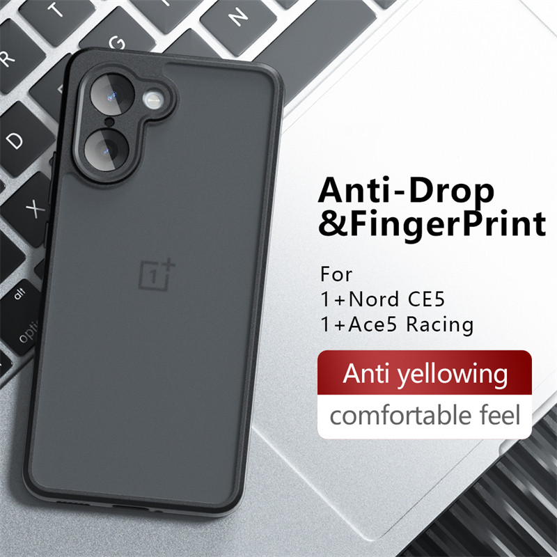 Doorschijnend Matte Case Voor OnePlus Nord CE5 5G Antiklopmiddelen Matte Achterkant Voor OnePlus Nord CE 5 Case Voor OnePlus Nord CE 5 Case