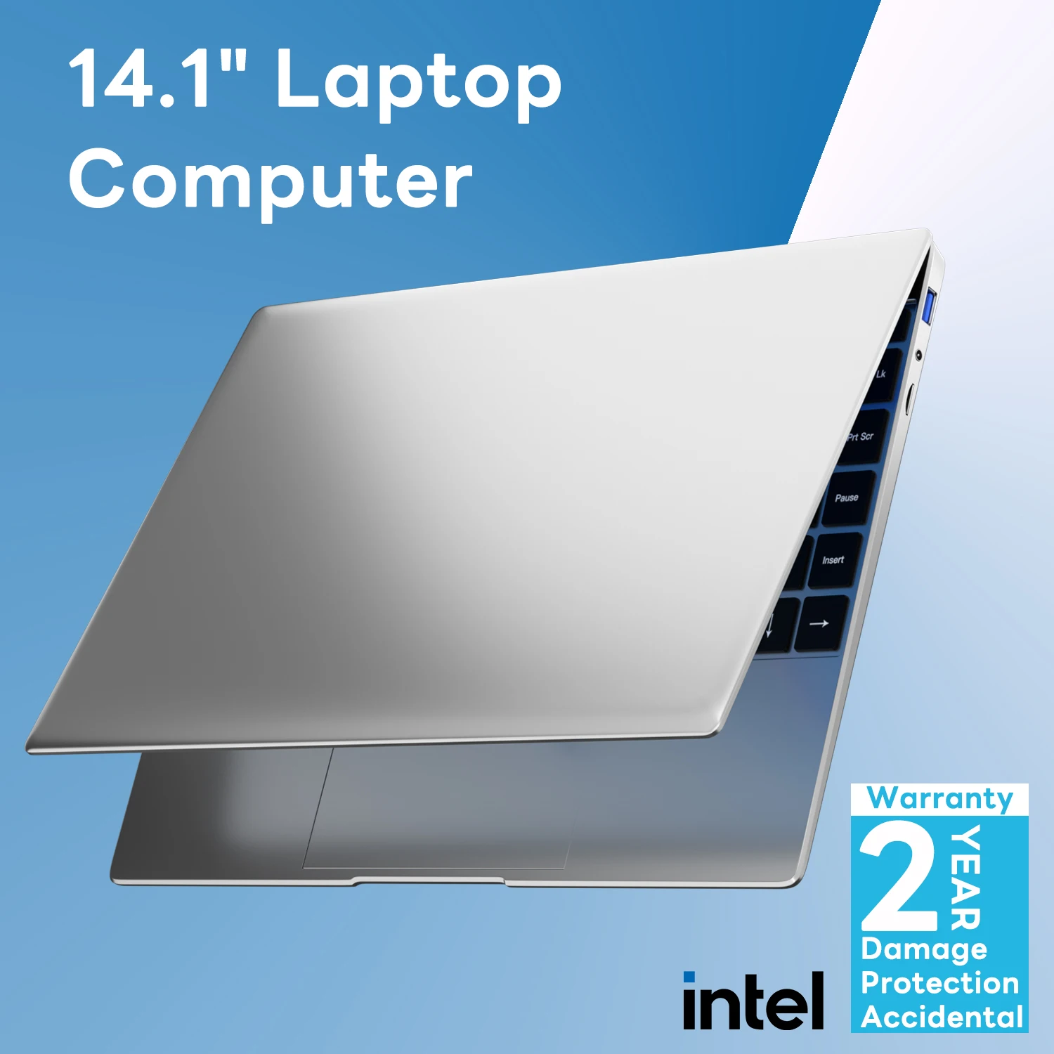 Computador portátil de 14,1 polegadas com tela FHD Windows 11 16GB RAM 2TB SSD Intel N3700 Office Backlight Laptop com impressão digital 2 anos de garantia