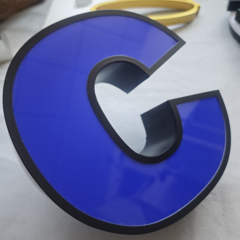 Benutzerdefinierte Outdoor Store Frontschilder 3D Business Logo Schild Helle Outdoor 3D Led Shop Schilder für Unternehmen
