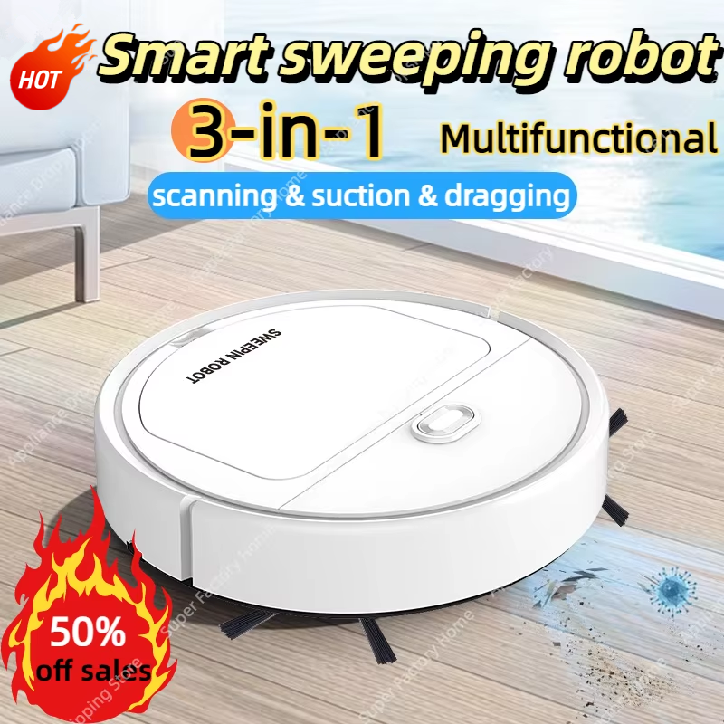 全自動ロボット 3-in-1 効率的な清掃 スキャン 吸引 ドラッグ一体型清掃機 掃除機 家庭用 2026