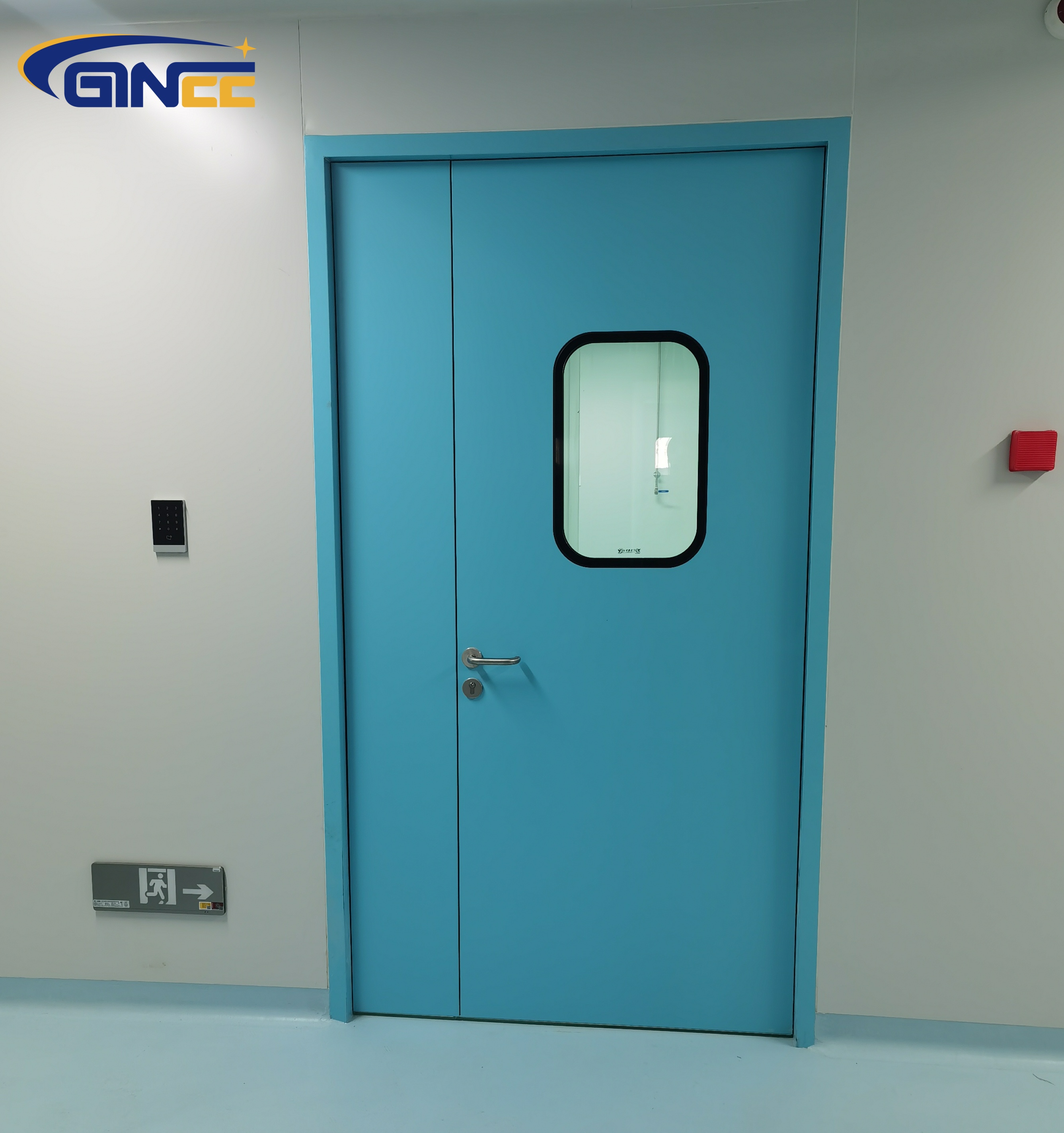 Medical Modern Steel Swing Doors Operating Room Fire Prevention Hermetic Purification Antimicrobial Hot Sale
