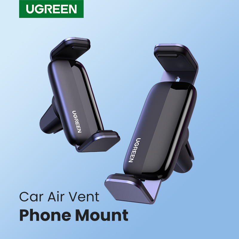 UGREEN ผู้ถือขาตั้งโทรศัพท์สำหรับโทรศัพท์มือถือ Air Vent โทรศัพท์สำหรับ Xiaomi Samsung iPhone 12 13โทรศัพท์รถผู้ถือขาตั้ง