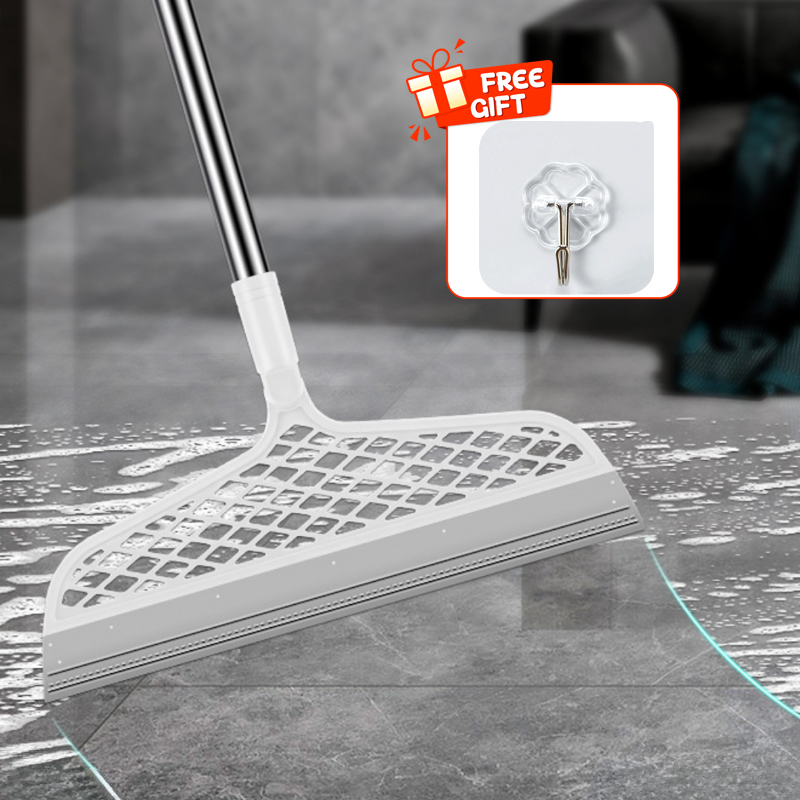 Escoba raspadora de silicona, limpiaparabrisas mágico, limpiaparabrisas de vidrio de alto lugar, fregona para suelo, escoba de limpieza de empalme para el hogar, agua de barrido para baño