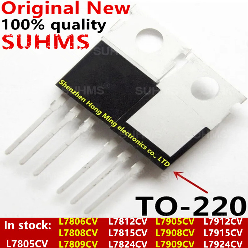 (10 stuk) 100% Nieuwe L7805CV L7806CV L7808CV L7809CV L7812CV L7815CV L7824CV L7905CV L7908CV L7909CV L7912CV L7915CV L7924CV