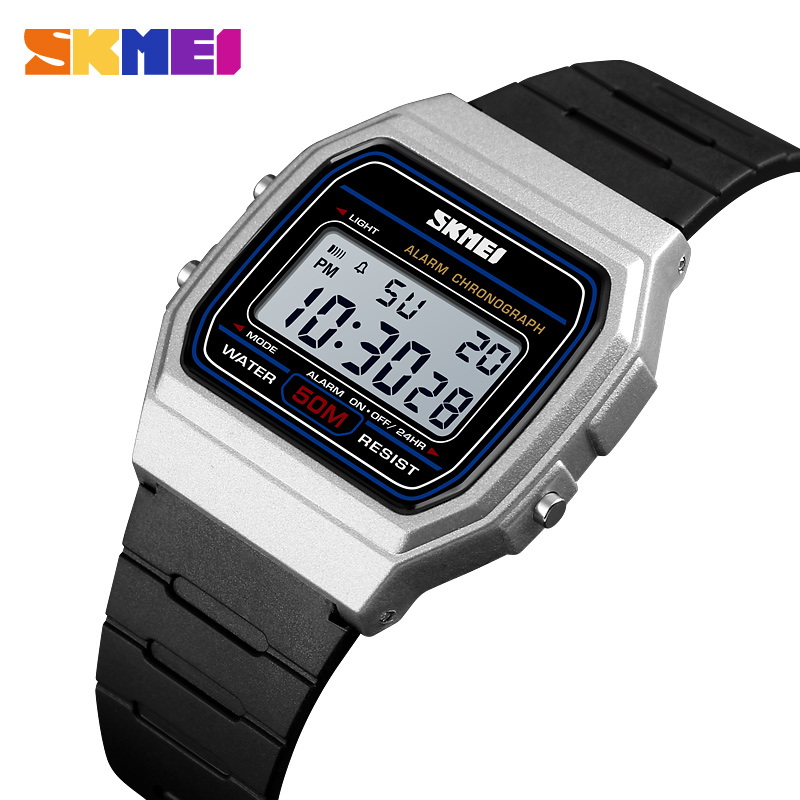 Skmei moda esportes casal relógios feminino relógio digital à prova dwaterproof água display data semana feminino relógio de pulso relogio feminino 1412
