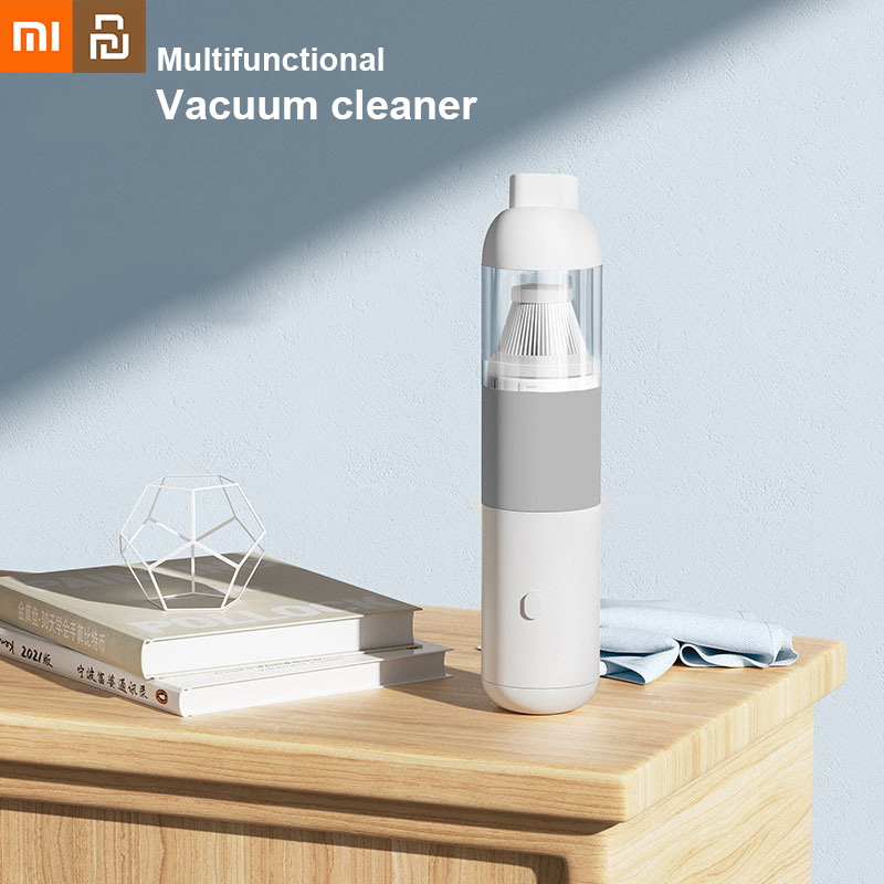 Xiaomi-aspiradora de mano Youpin para coche, aspirador potente de alta potencia, succión fuerte, Mini colector de polvo inalámbrico, succión ciclónica para el hogar, nuevo