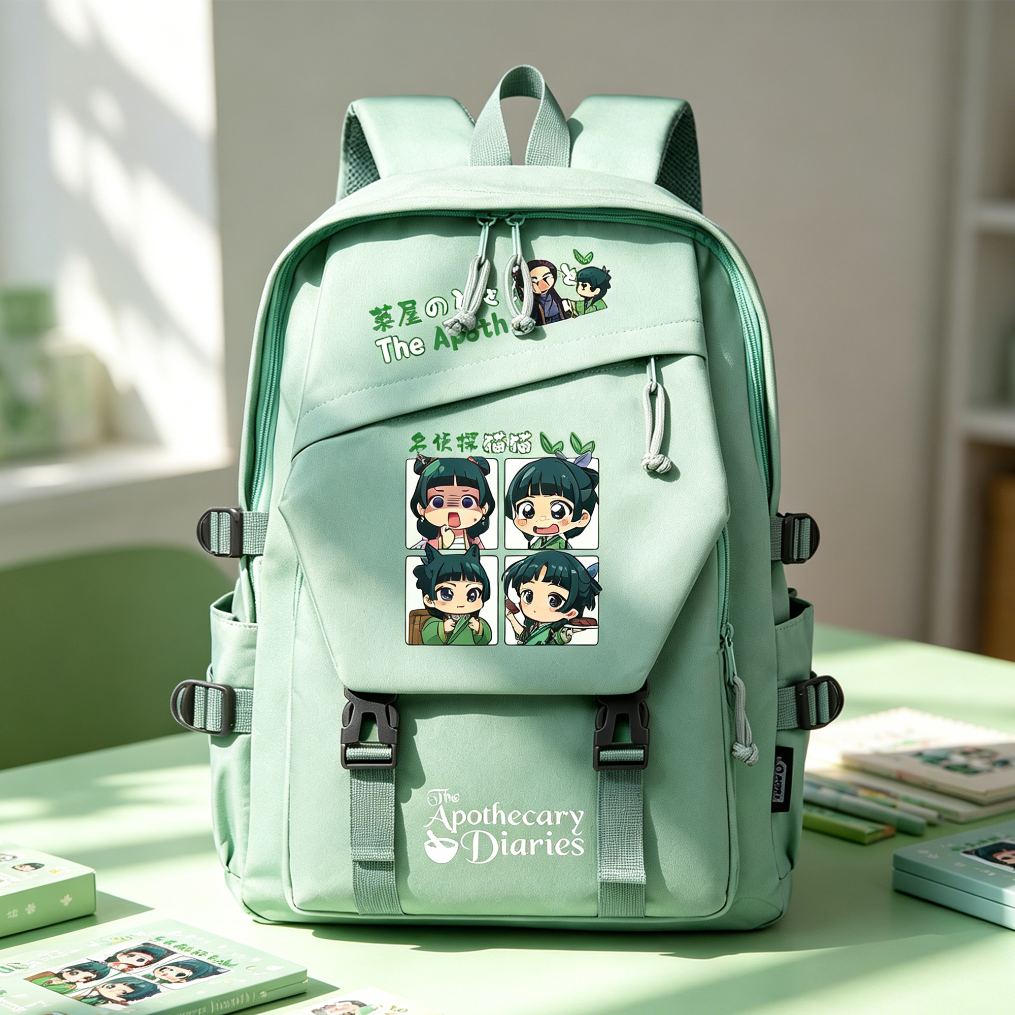Anime The Apothecary Diaries Studenten Cartoon Schooltassen Laptoprugzak Meisjesboekentas Reistas Casual schoudertassen