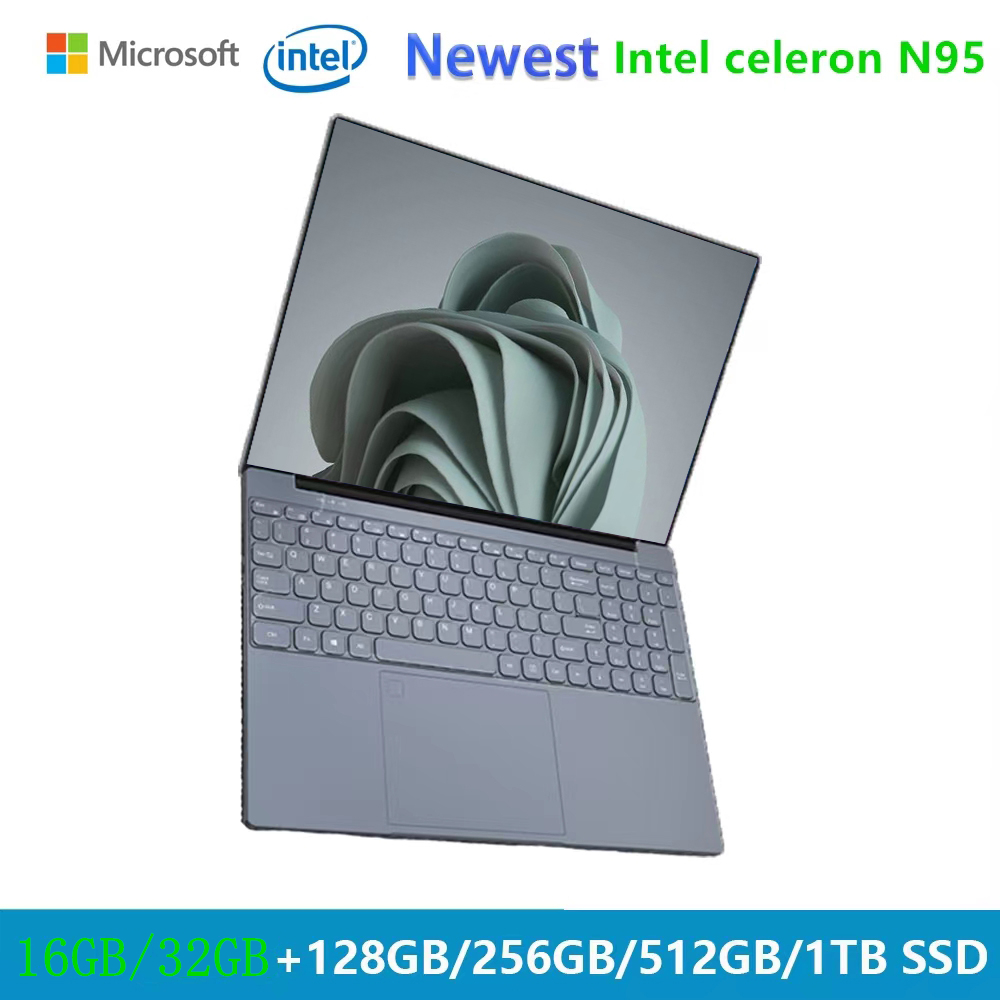 CARBAYTA-ordenador portátil de oficina con Windows 11, Notebook barato para juegos, Netbook 16 ", 12th Intel Alder N95 Ram 16GB 32GB DDR4, Teclado retroiluminado