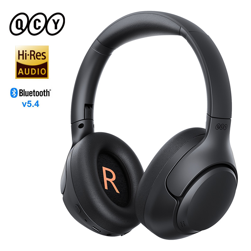 QCY H3 ANC Беспроводные наушники Bluetooth 5.4 Hi-Res Audio Over Ear Headset 43 дБ Гибридные наушники с активным шумоподавлением 60H