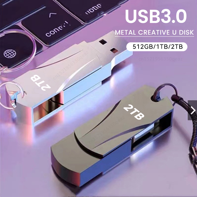 Unidad flash USB 3.0 de 512 GB, 1 TB, 2 TB, memoria USB de alta velocidad, pendrive, memoria USB impermeable, regalos, 256 GB