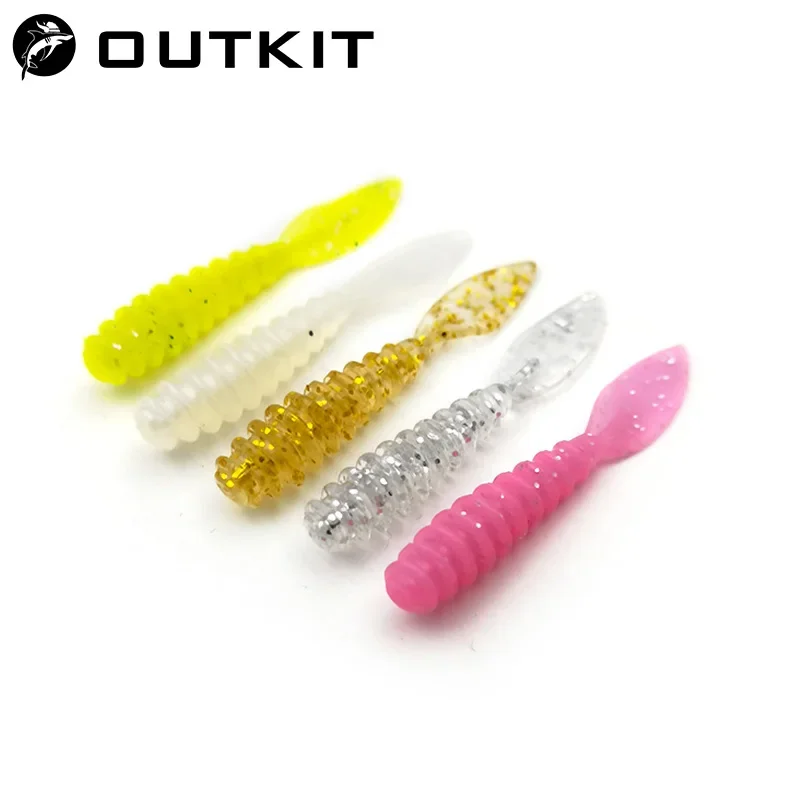 Neue 10 stücke Wobbler mini Ozean Felsen Angeln Weiche Köder Gummi Weiche Köder 3,5 cm Weichen Wurm Künstliche Köder bass Silikon Fisch