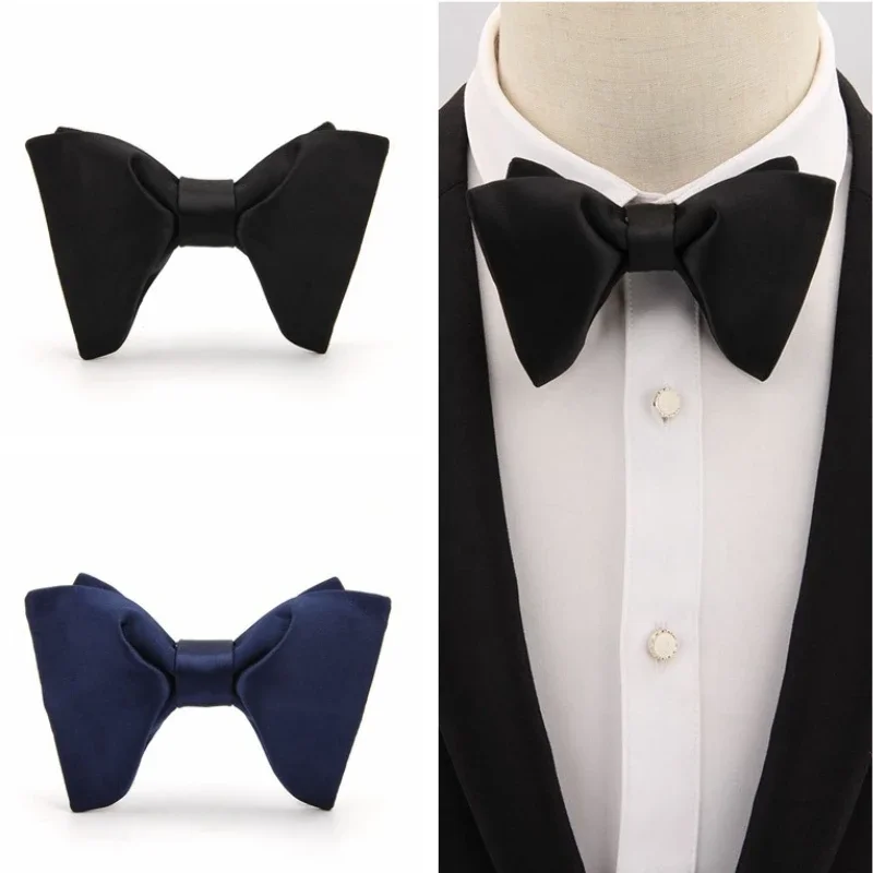 Moda cor sólida gravata borboleta para homens terno camisa colarinho borboleta cravats noivo festa banquete acessórios de casamento presentes