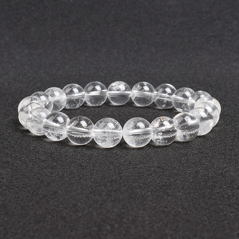 Pulsera de cuarzo transparente Natural, cristal curativo transparente, piedra energética, cuentas de GEMA de Reiki bohemio, joyería de Yoga Simple