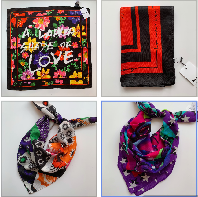 Foreign trade original single Spanish new printed color rich fashion shawl scarf