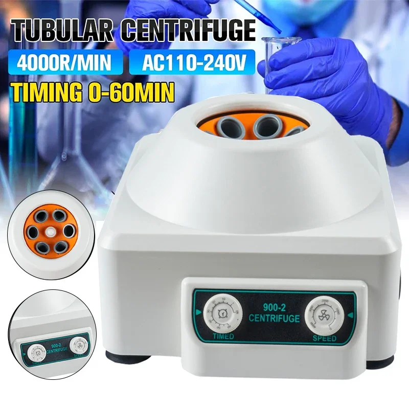 Centrífuga eléctrica de laboratorio 900-2, baja velocidad, 4000rpm, 2086xg, 6x20ml, suero de Plasma UE EE. UU., máquina separada PRP PRF