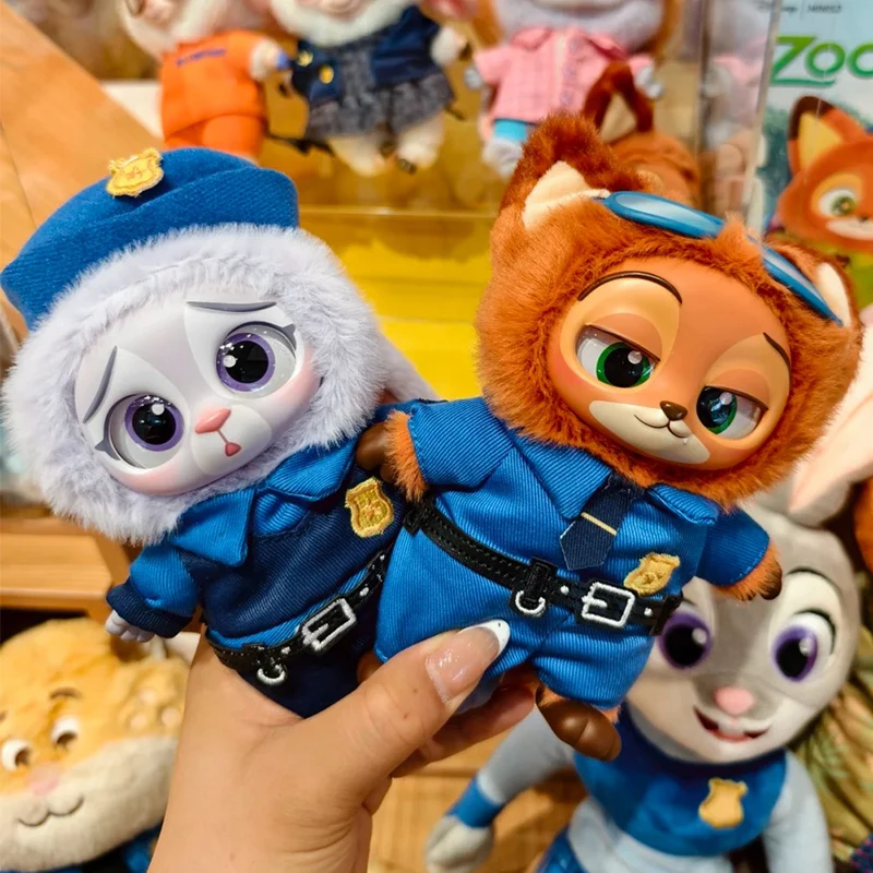 2026 NOWOŚĆ Na Stanie Nowa Zootopia Blind Box - Judy & Nick Figurka PVC Brelok, Urocza Kolekcjonerska Zabawka Modny Dodatek