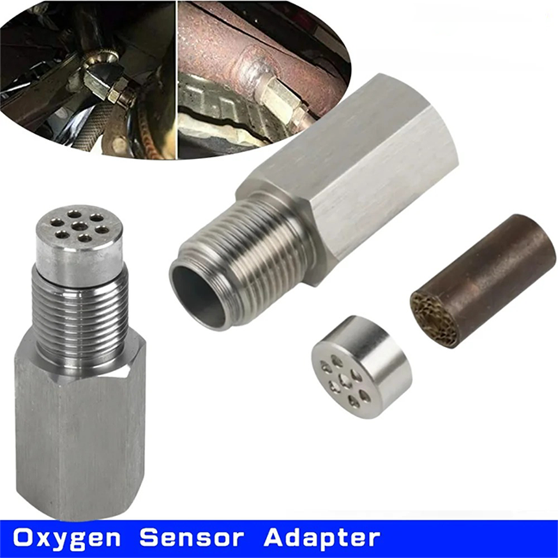 M18x1.5 Oxygen Sensor Adapter Spacer Catalytic Converter Fix Bung Extender Car Exhaust O2 Sensor Spacer