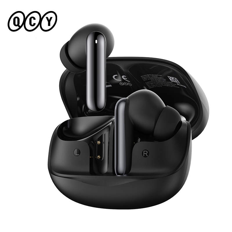 QCY Melobuds N50 ANC Écouteurs sans fil Bluetooth 5.4 Suppression active du bruit 6 micros Écouteurs Clear Call Connexion multipoint